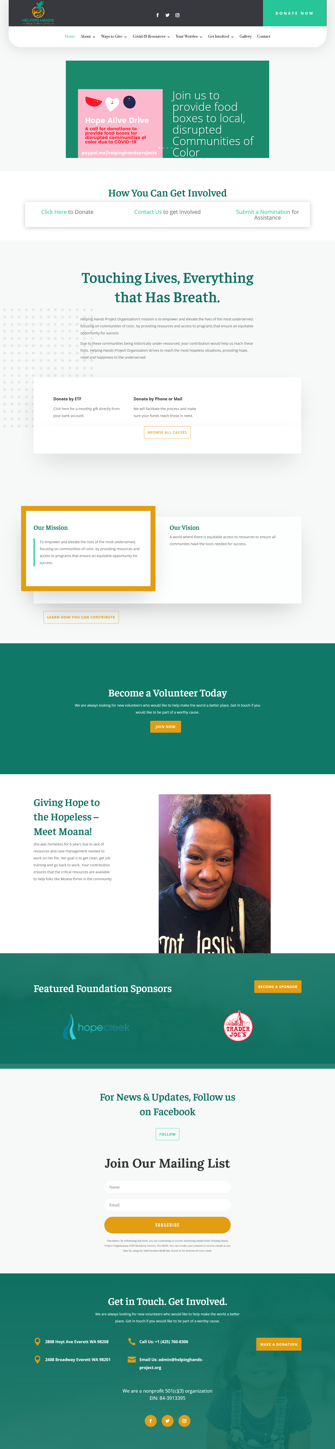 Screenshot_2021-01-06 Helping Hands Project Touching lives, everything that has breath